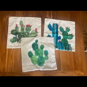 Bundle of 3 pillow cases cactus